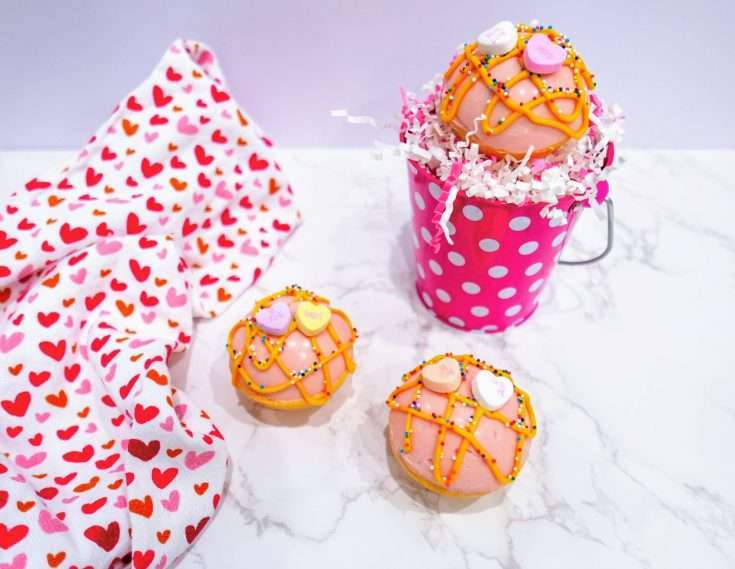 Valentine's Day Conversation Heart Hot Chocolate Bombs 14 Valentine's Day Hot Chocolate Bombs