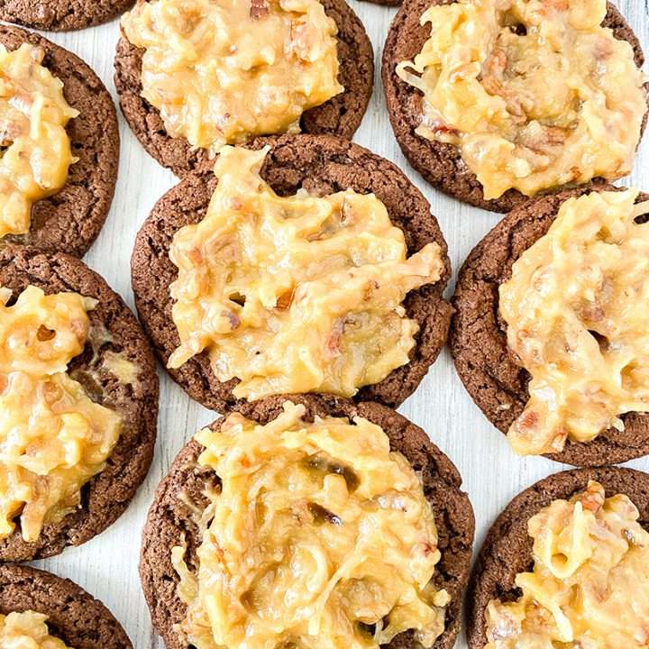 German Chocolate Cookies 13 German Chocolate Cookies