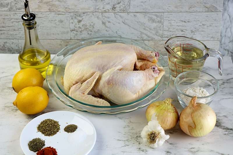Ingredients required to make slow cooker engagement chicken recipe