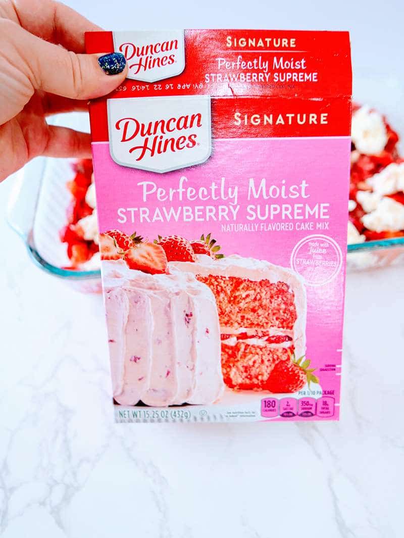 Cake mix for Strawberries and cream cake mix crumble recipe