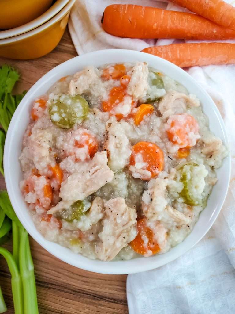 Crockpot Turkey and Rice Soup 11 crockpot turkey and rice soup in a bowl