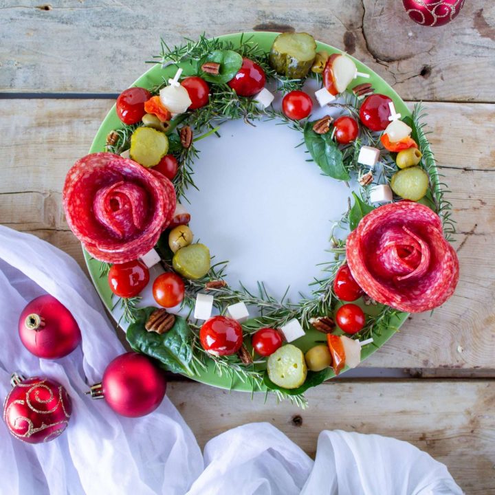 Charcuterie Christmas Wreath