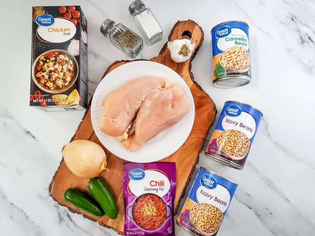 How to Make Chicken Chili in Your Crock Pot 6 ingredients for chick chlili