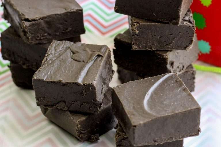 Christmas Fudge (Christmas Coal Candy)