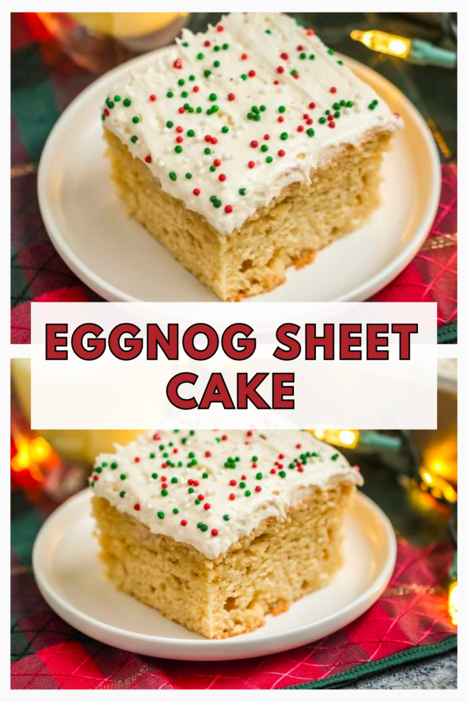 Eggnog Cake Pin