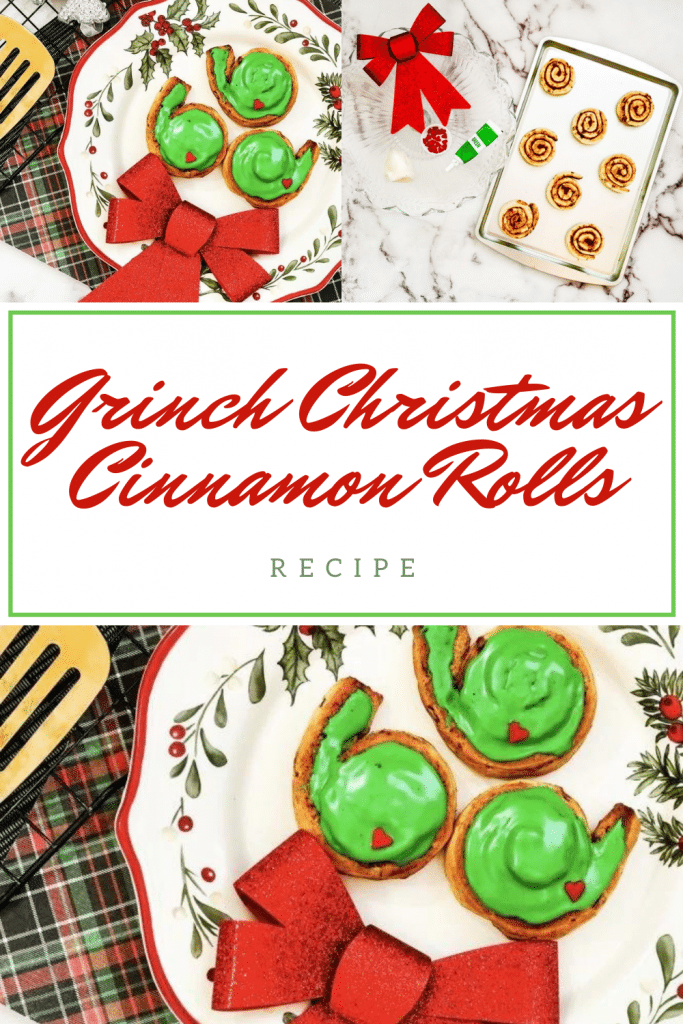 Grinch Christmas Cinnamon Rolls 3