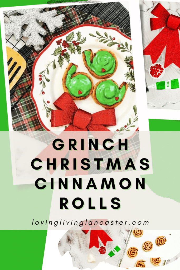 Grinch Christmas Cinnamon Rolls