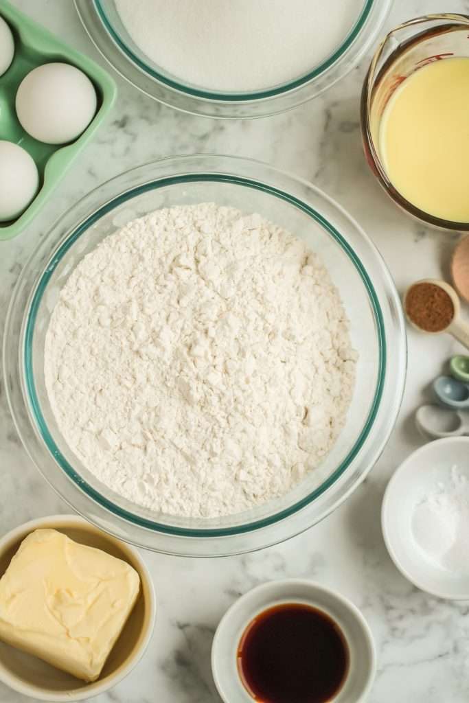 Quick and Easy Eggnog Cake 6 ingredients for egg nog sheet cake
