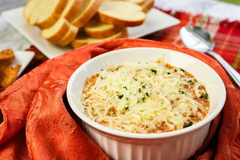 How To Make Cheesy Lasagna Dip With Ground Beef! (Party Recipe Dip!)