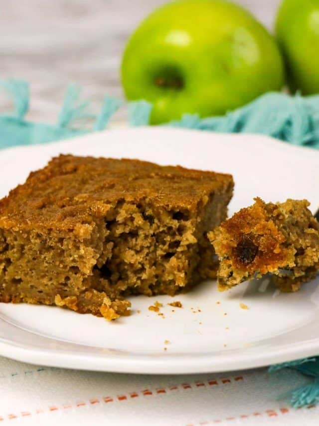 Homemade Old Fashioned Applesauce Spice Cake Story Loving Living