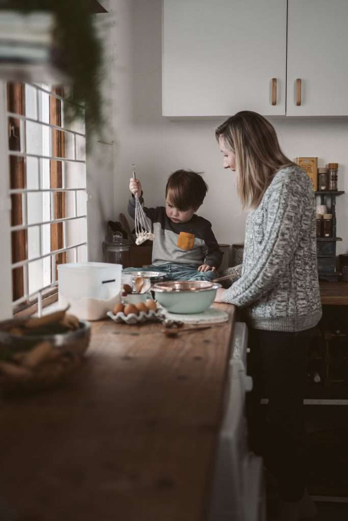 15 Winter Activities for Toddlers 6 mother and son baking cookies together