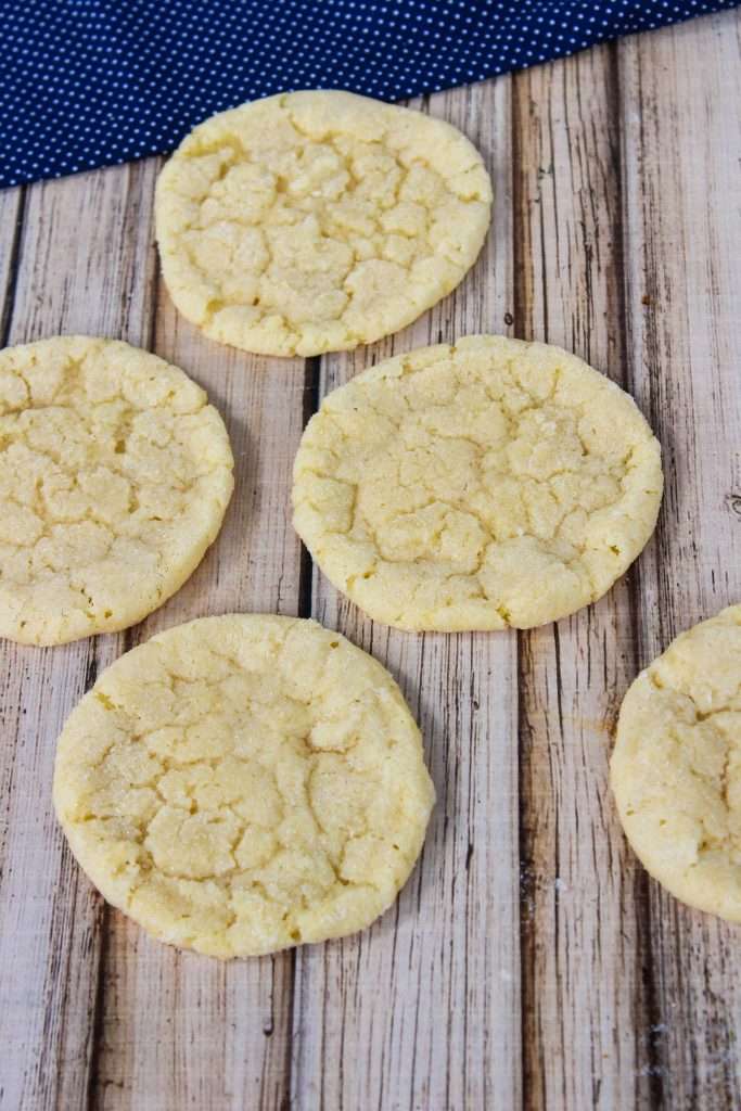 Soft and Chewy Lemon Sugar Cookies 5 chewy lemon sugar cookies