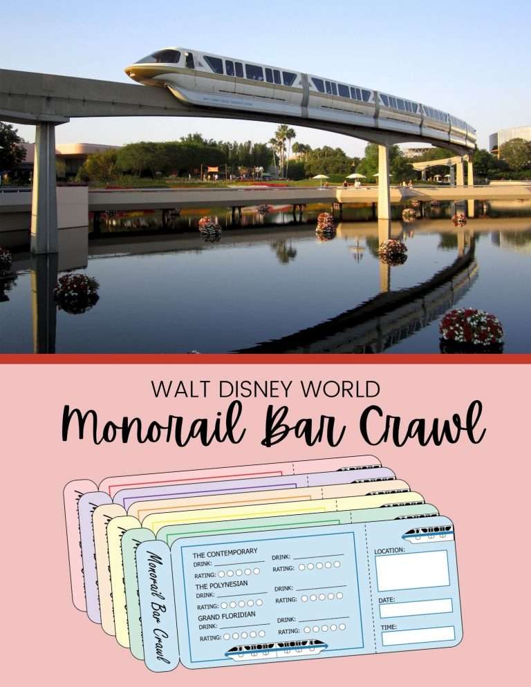 Disney Monorail Bar Crawl