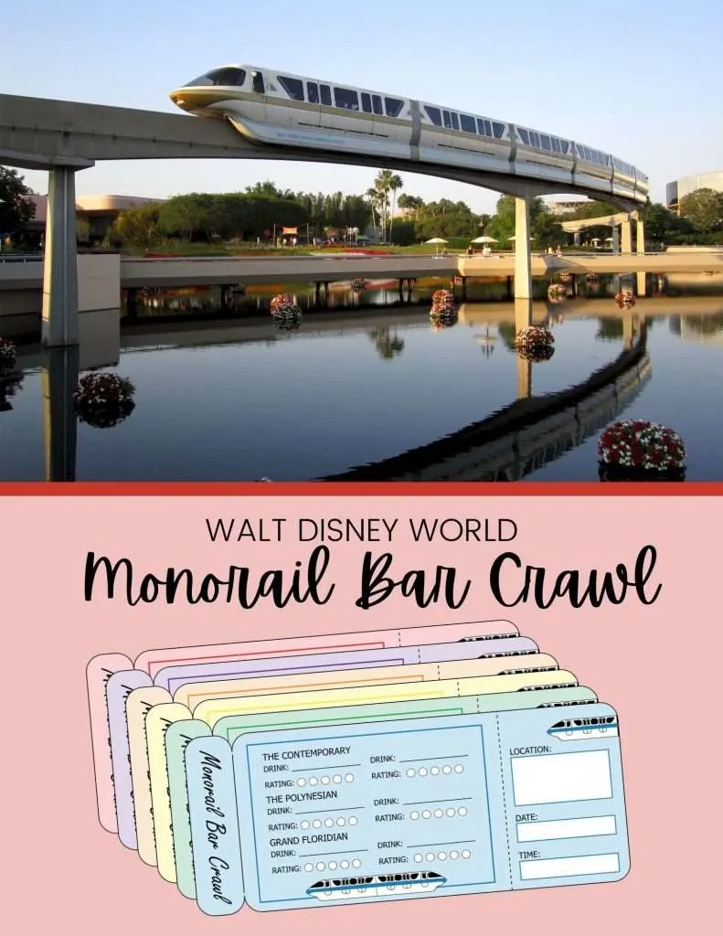 Disney Monorail Bar Crawl 5 walt disney world monorail bar crawl