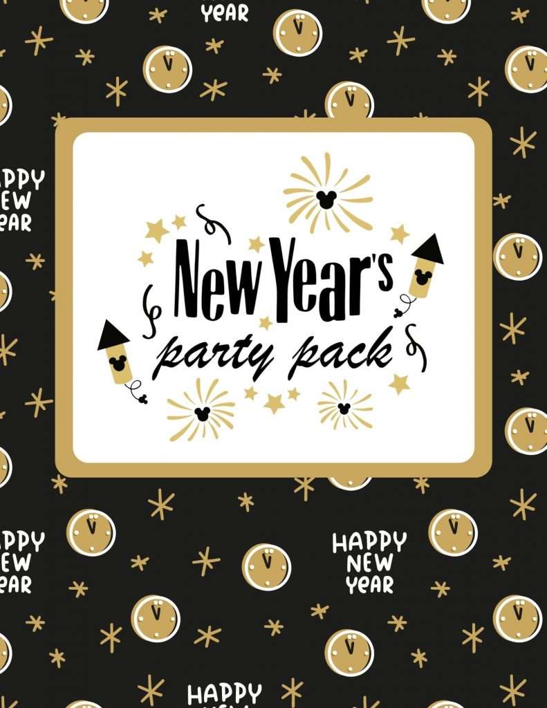 Disney New Year's Eve Party Pack 6 Disney New Years Eve Party Pack