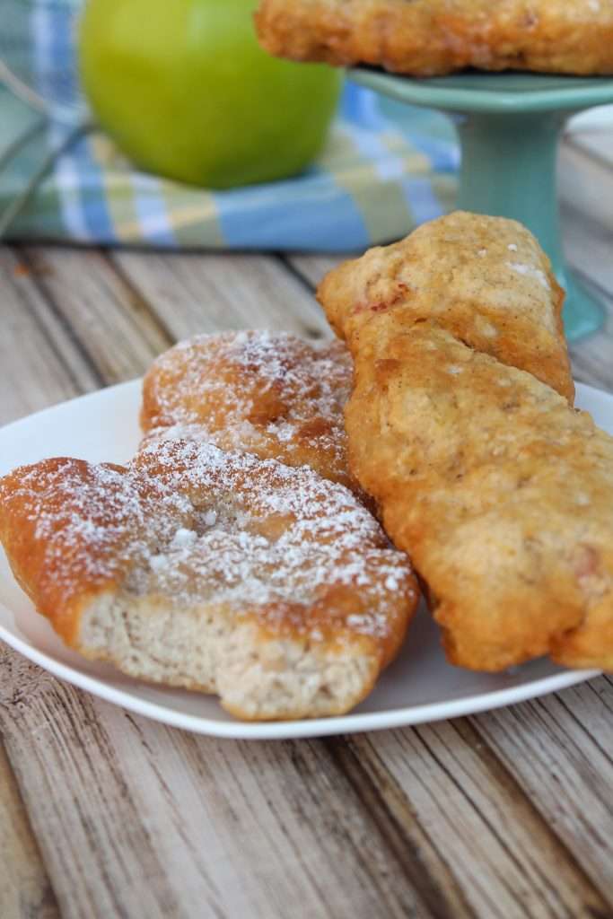 Apple Spice Fry Bread 11 apple spice fry bread with powdered sugar