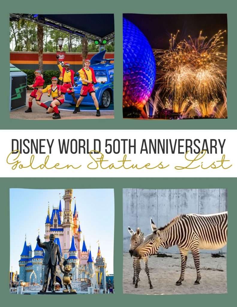 Walt Disney World 50th Golden Statues 5 Walt Disney World’s 50th Golden Statues
