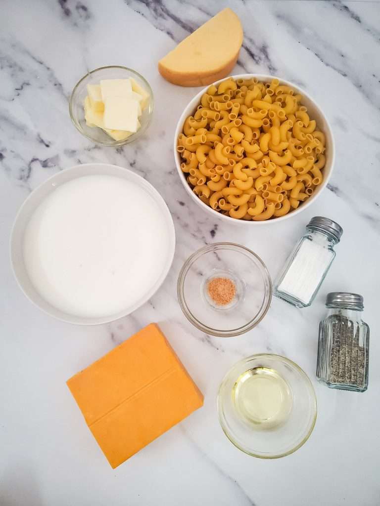 Crockpot Mac and Cheese 6 ingredients for homemade mac and cheese