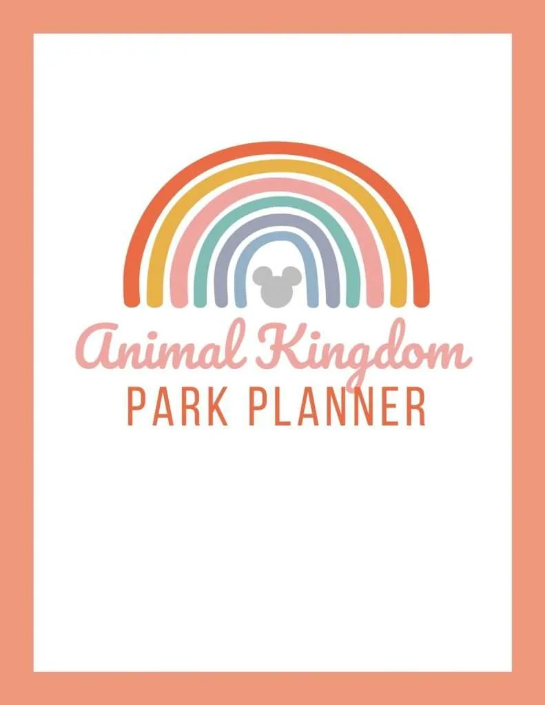 Animal Kingdom Rides 6 animal kingdom park planner cover image