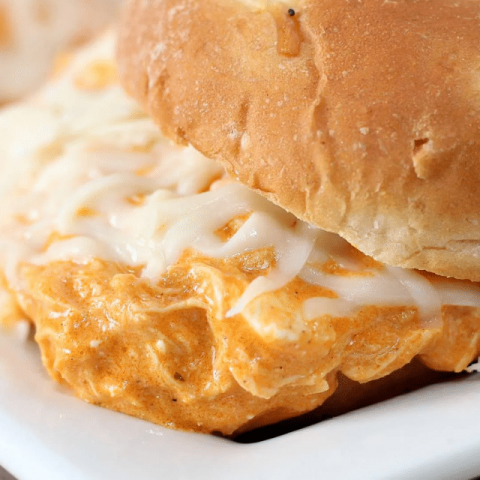 Crockpot Creamy Buffalo Ranch Chicken Sliders Cover Image