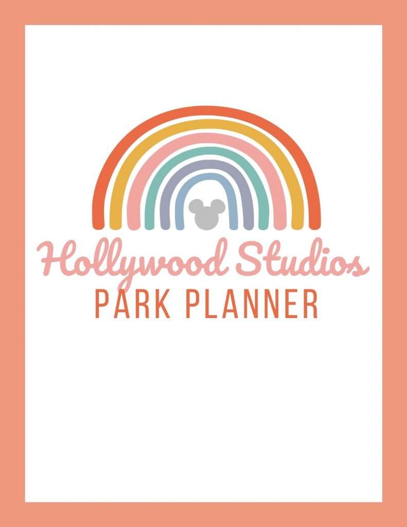 hollywood studios park planner
