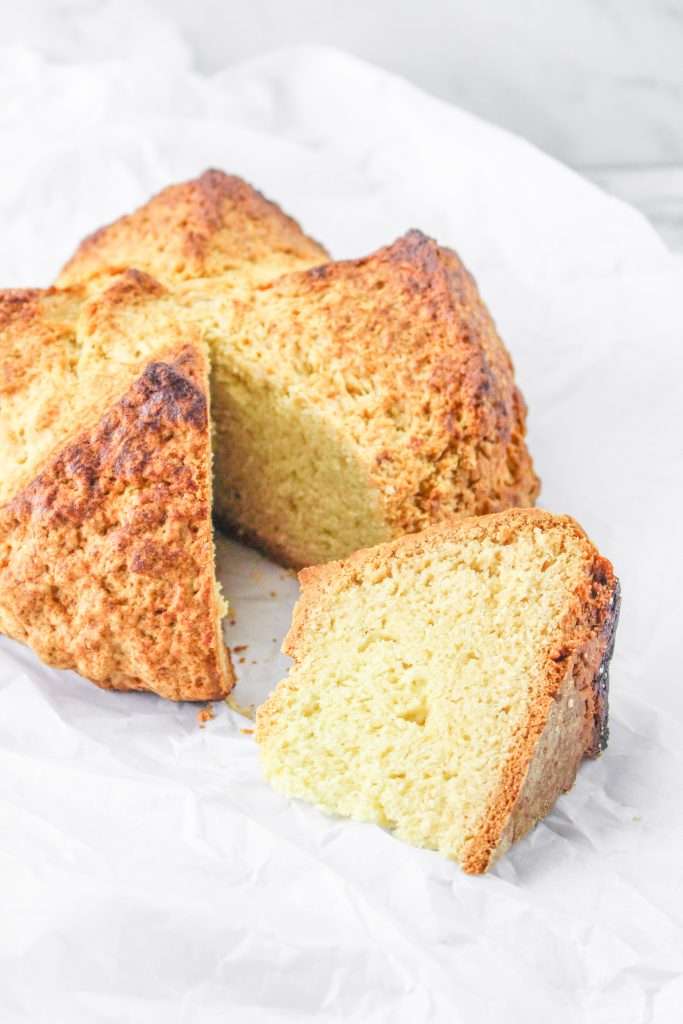 Easy Irish Soda Bread Recipe 10 irish soda bread cut into a wedge