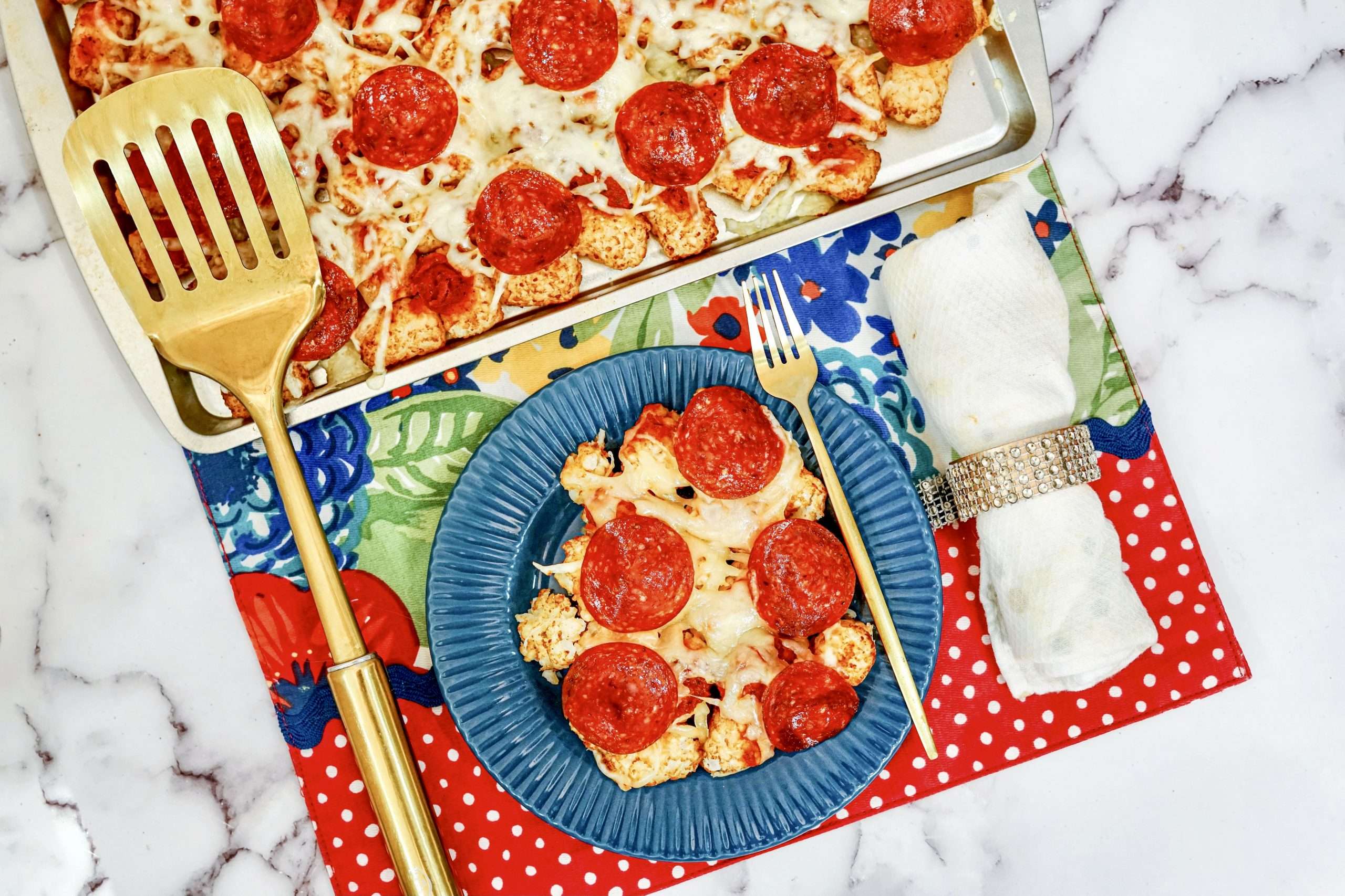 How To Make Pizza Tots With Pepperoni & Mozzarella 11 Pizza Tots