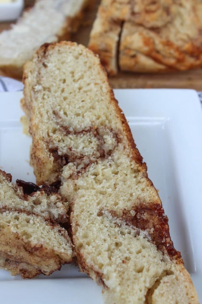 Cinnamon Ribbon Bread 4 slice of cinnamon ribbon bread