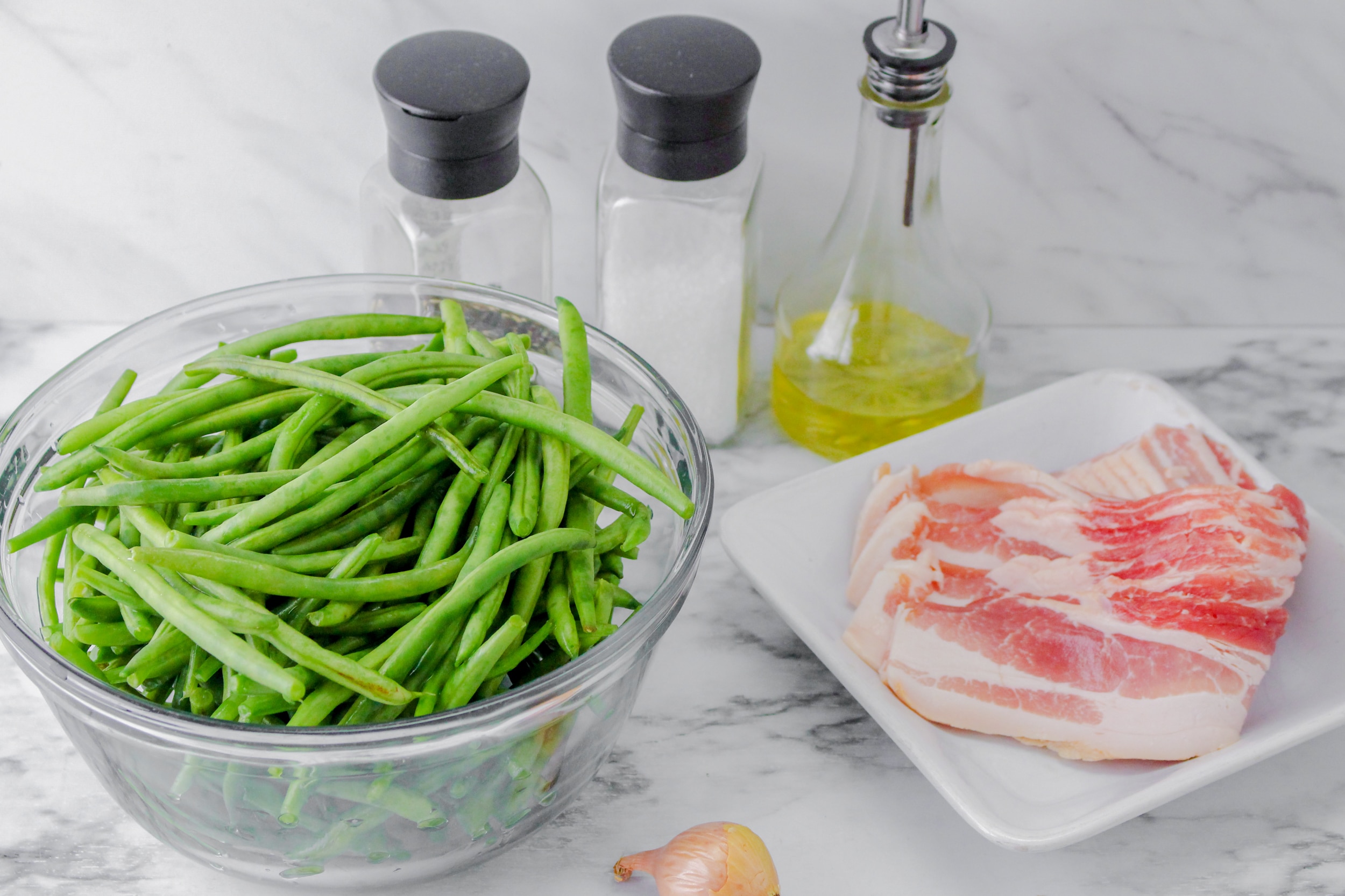 The Best Bacon Green Beans Recipe 4 fresh bacon green beans recipe ingredients