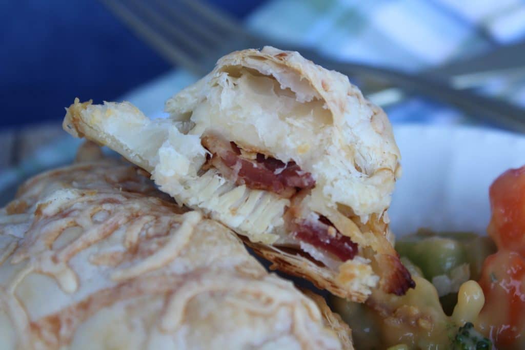Savory Chicken Turnovers Recipe 3 center of chicken turnover puff pastry