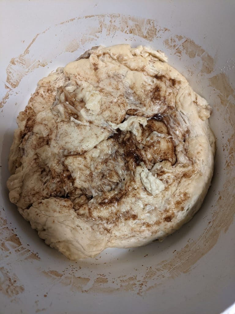 Cinnamon Ribbon Bread 8 letting the cinnamon bread dough rise