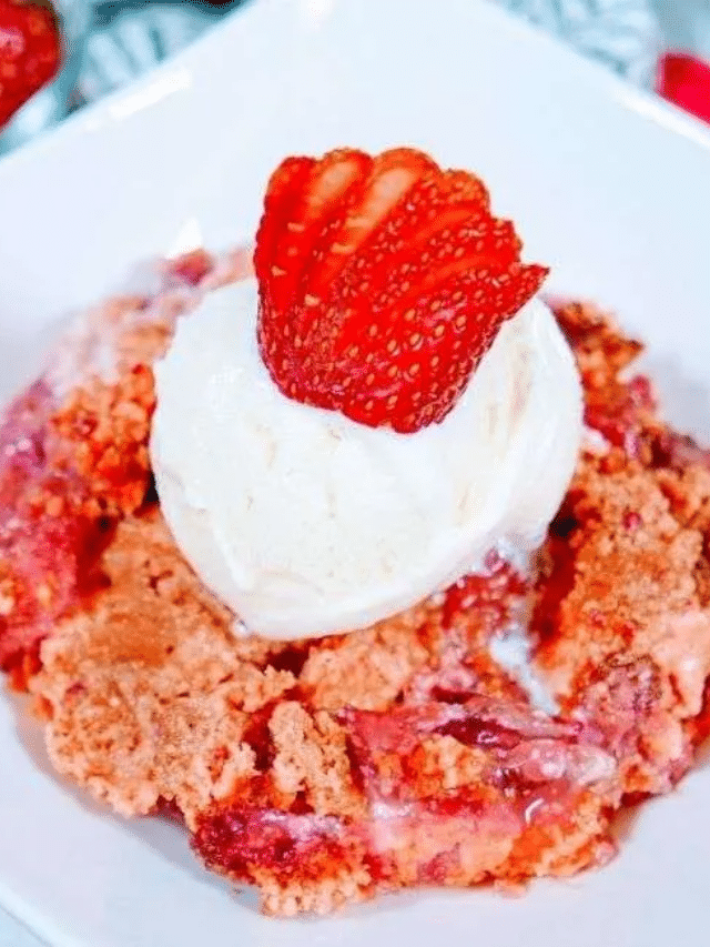 Strawberries and Cream Cake Mix Crumble Story Loving Living Lancaster