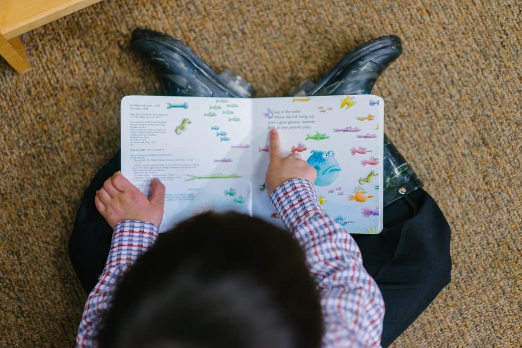 Best Beach Books For Toddlers 4 toddler reading a book