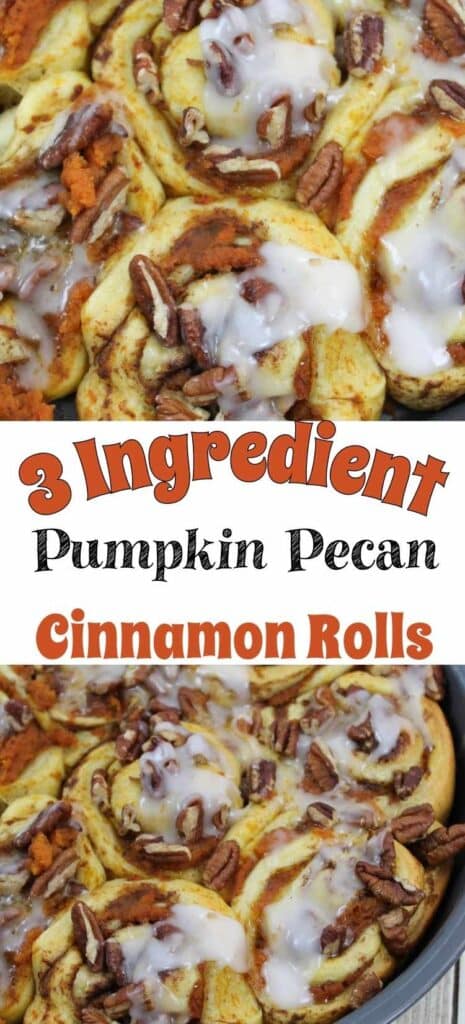 Pumpkin Pecan Cinnamon Rolls Pins
