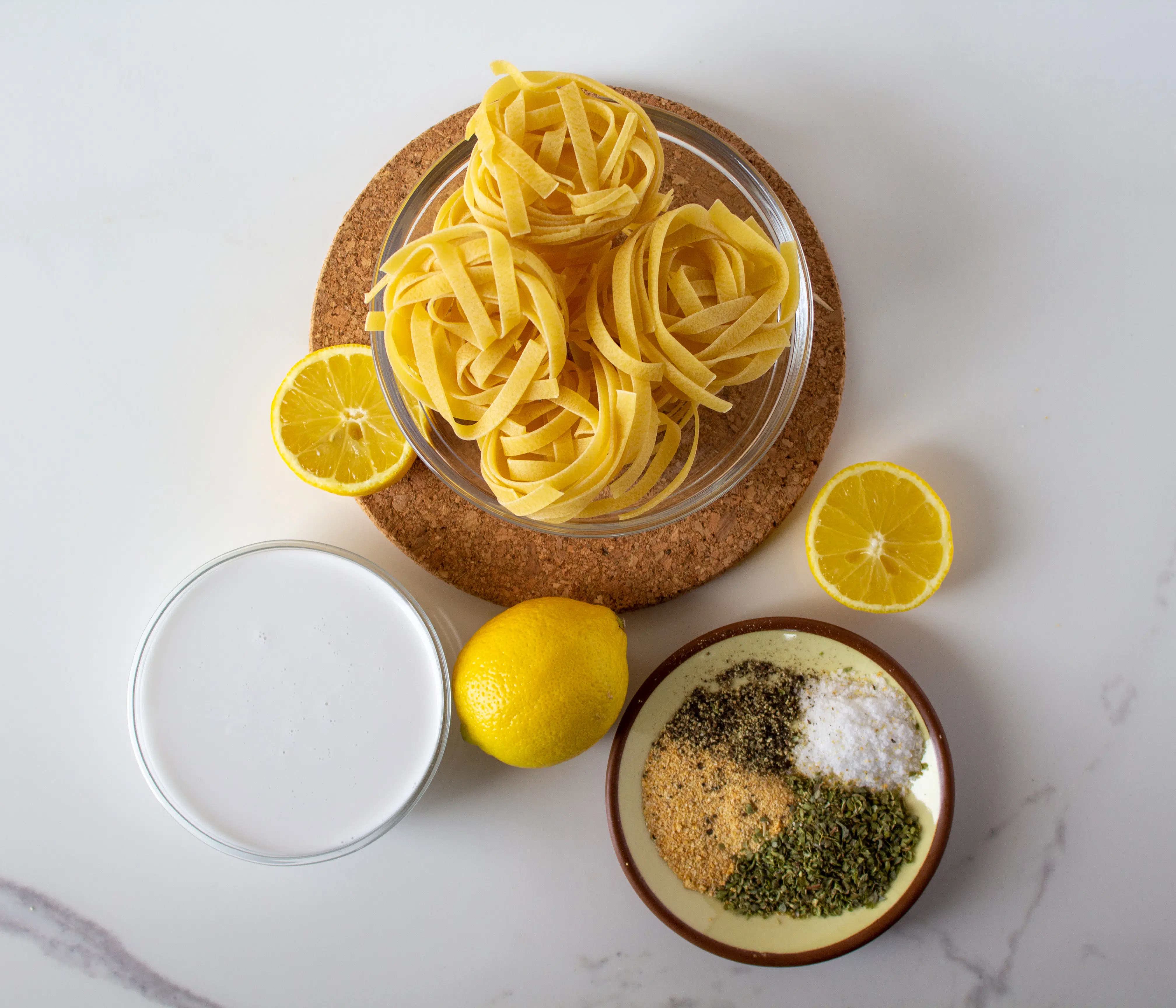 one pot lemon pasta ingredients 