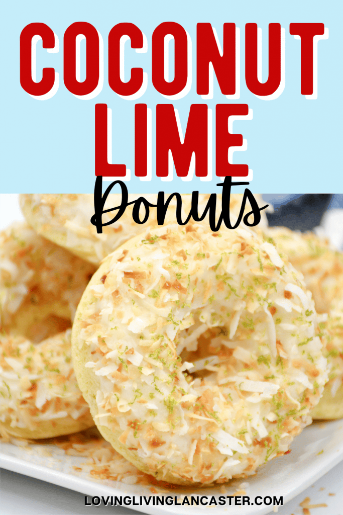 coconut lime donuts