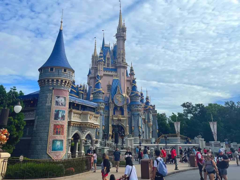 View of Cinderella's Castle at Walt Disney World