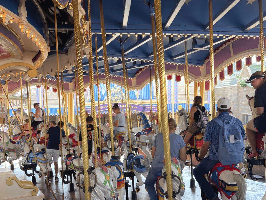 MagicBand+: A Guide to the newest Disney Accessory 4 Prince charming regal carousel at Walt Disney World