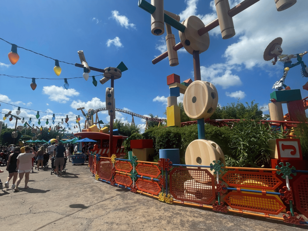 What to Wear to Disney World in October 7 Toy Story land in Hollywood Studios.