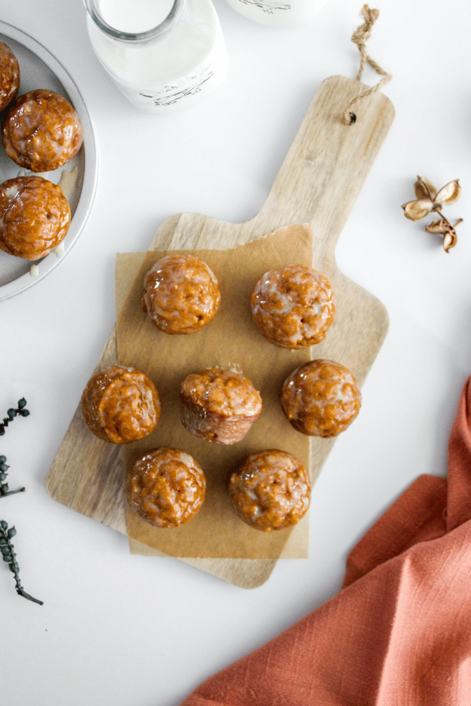 Glazed Pumpkin Donut Holes 5 Make a delicious fall treat with a pumpkin donut hole.