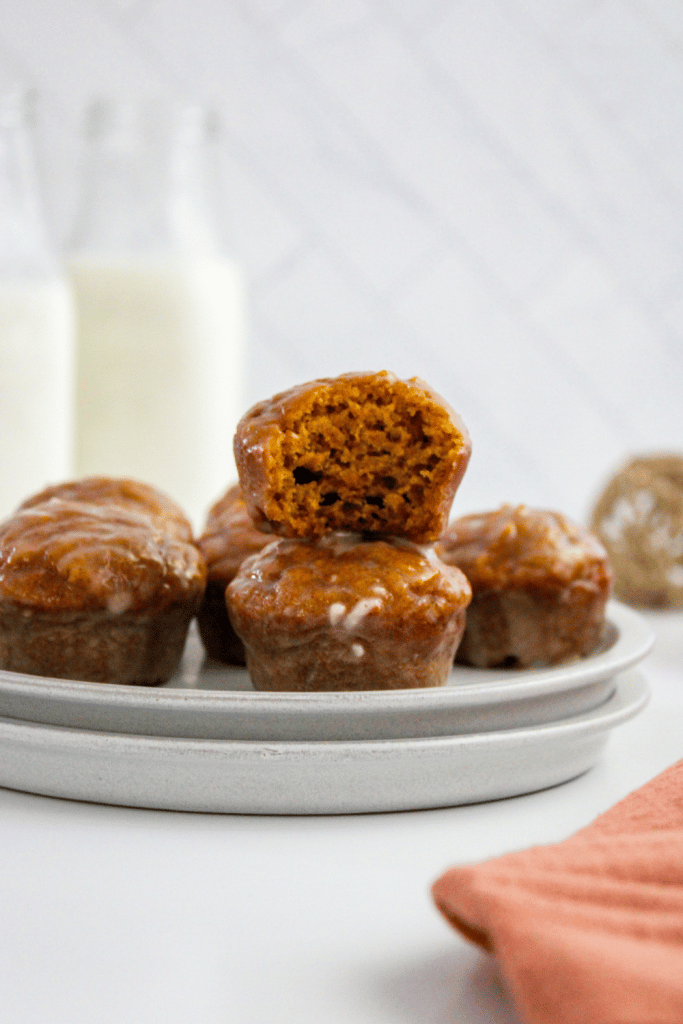 Glazed Pumpkin Donut Holes 14 Make a delicious fall treat with a pumpkin donut hole.