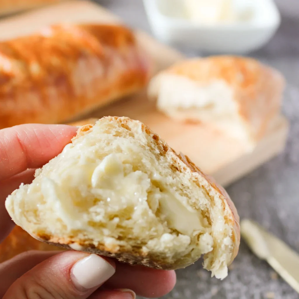 Easy homemade baguettes 