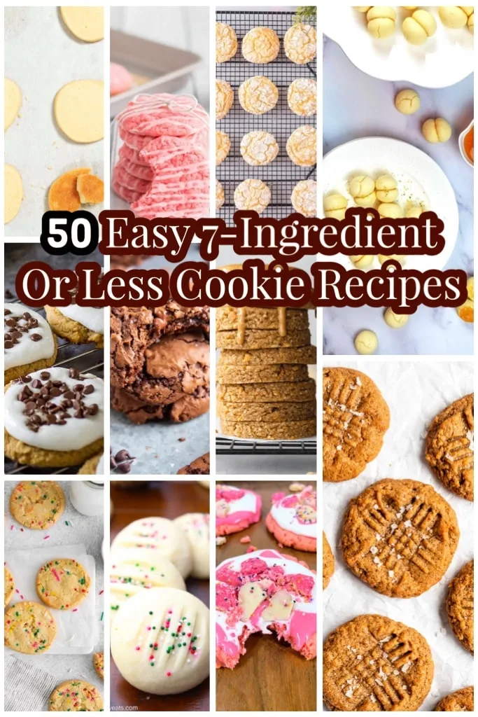 Easy 7-Ingredient Or Less Cookie Recipes
