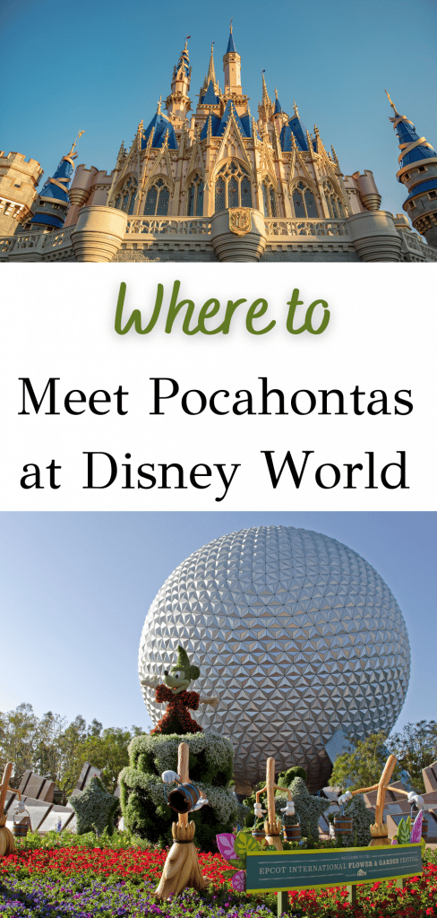 Where to meet Pochahontas at Disney World Pin