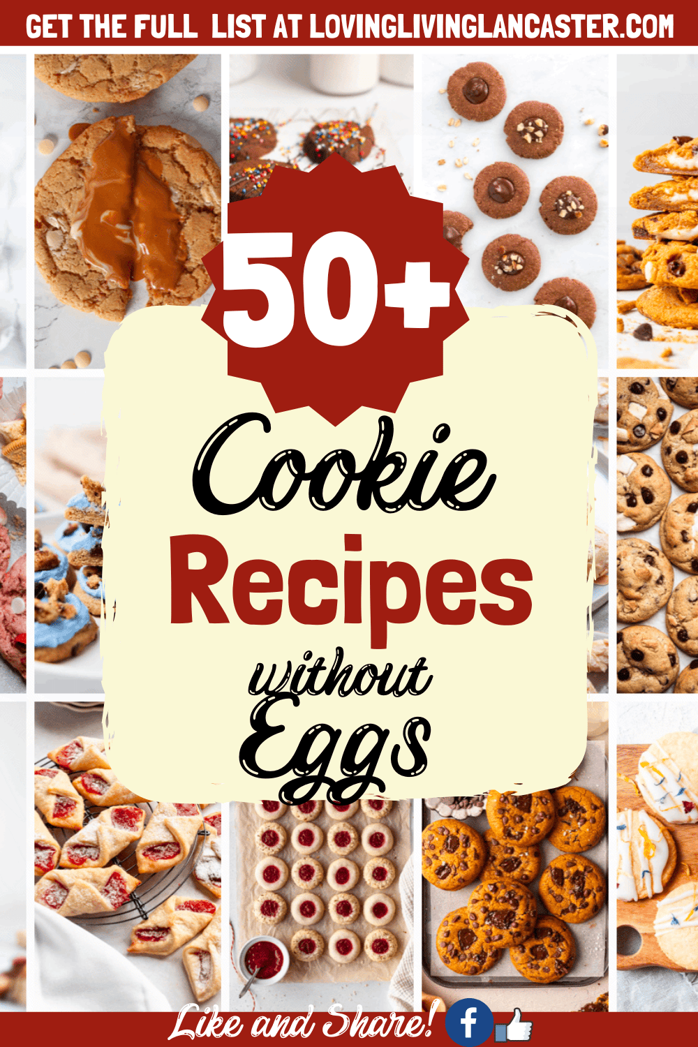 50 Cookie Recipes Without Eggs | Loving Living Lancaster