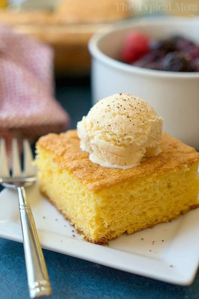 25 Box Cake Mix With Pudding Recipes 20 slice of eggnog pudding cake with scoop of icing on top