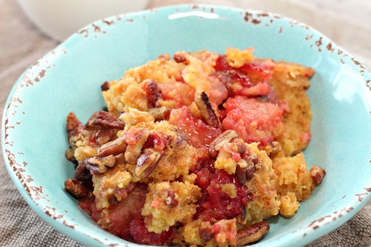 Cherry Pineapple Dump Cake with Pecans 7 Cherry Pineapple Dump Cake with Pecans
