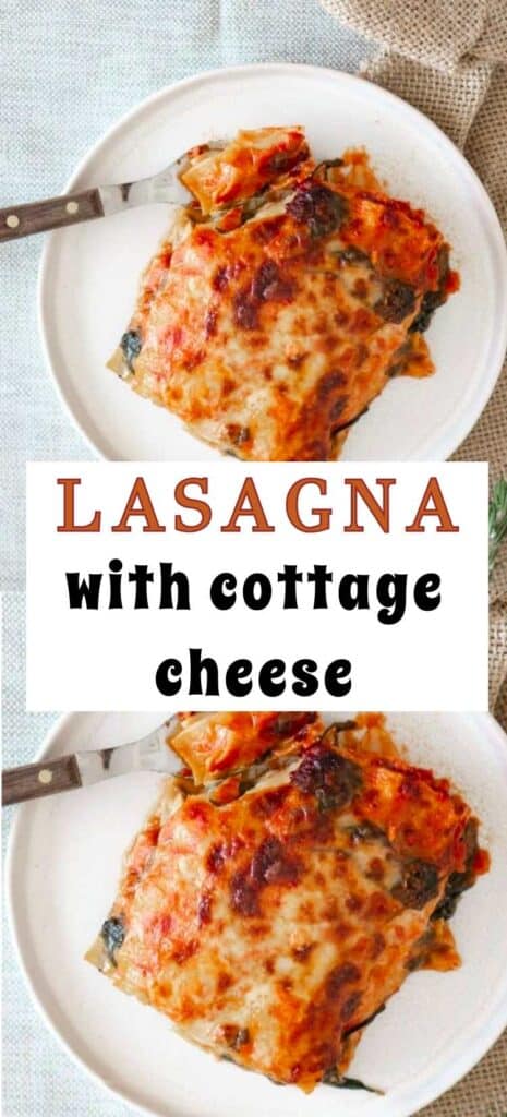 Cottage Cheese Lasagna Pin