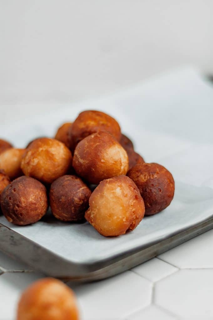 Cinnamon Sugar Donut Holes 22 stack plain donut holes