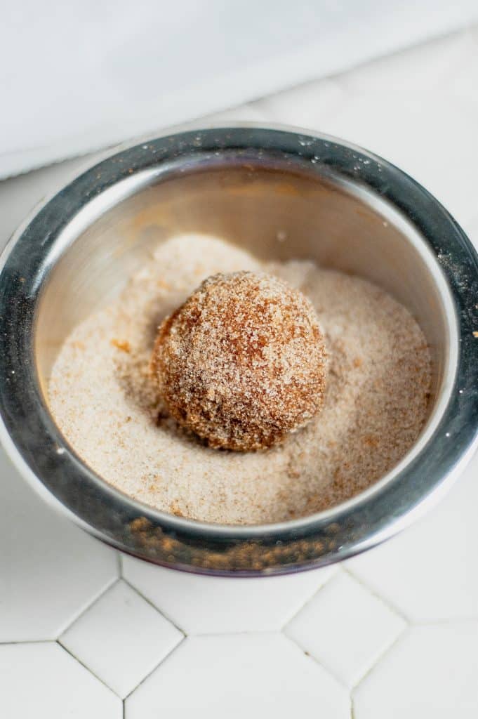 Cinnamon Sugar Donut Holes 30 donut hole in cinnamon sugar mixture